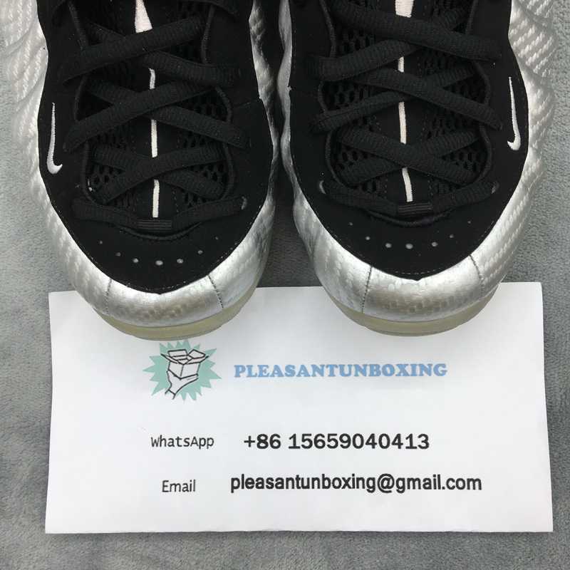 Authentic Nike Foamposite One Silver Surfer